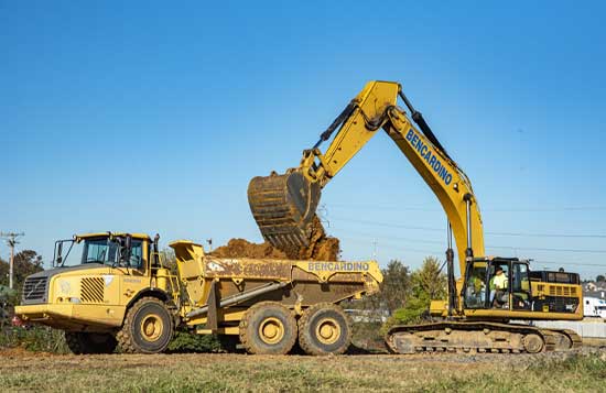 Bencardino Excavating contractors Performing Sitework In Philadelphia